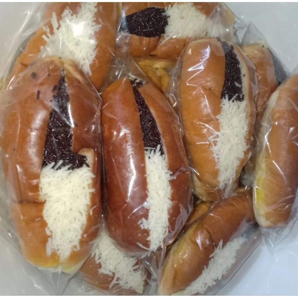 

Roti Cream Moka Meses Keju Halal Homemade