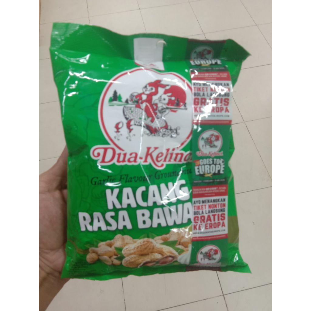 

Dua Kelinci kacang rasa bawang 180g