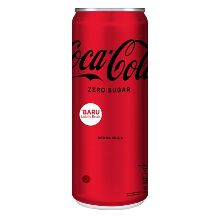

soda coca cola zero 330 ml 1 karton carton 24 pcs