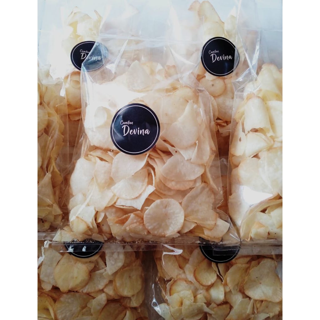 

keripik singkong asin gurih kemasan 250gr