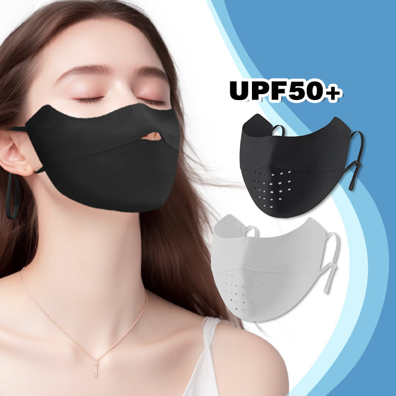 Masker Wajah Sepeda Motor UPF50+ / Face Mask Breathable Anti UV