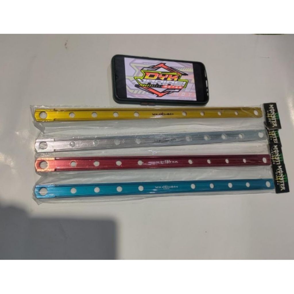 

Penggaris knalpot cnc panjang 32 37 cm penggaris rem tromol belakang bracket pangkon kenalpot universal