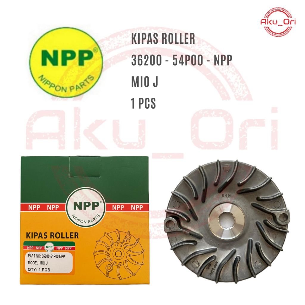 KIPAS RUMAH ROLLER MIO J (54P) NPP kipas cvt lawan rumah roller xride 115 mio soul gt 115