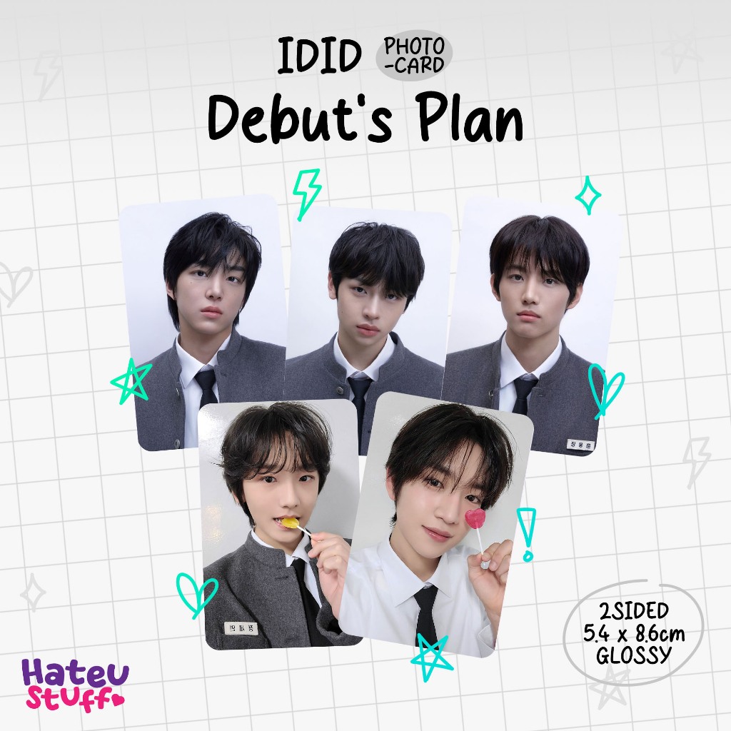 IDID Unofficial Photocard Debut's Plan + Selca