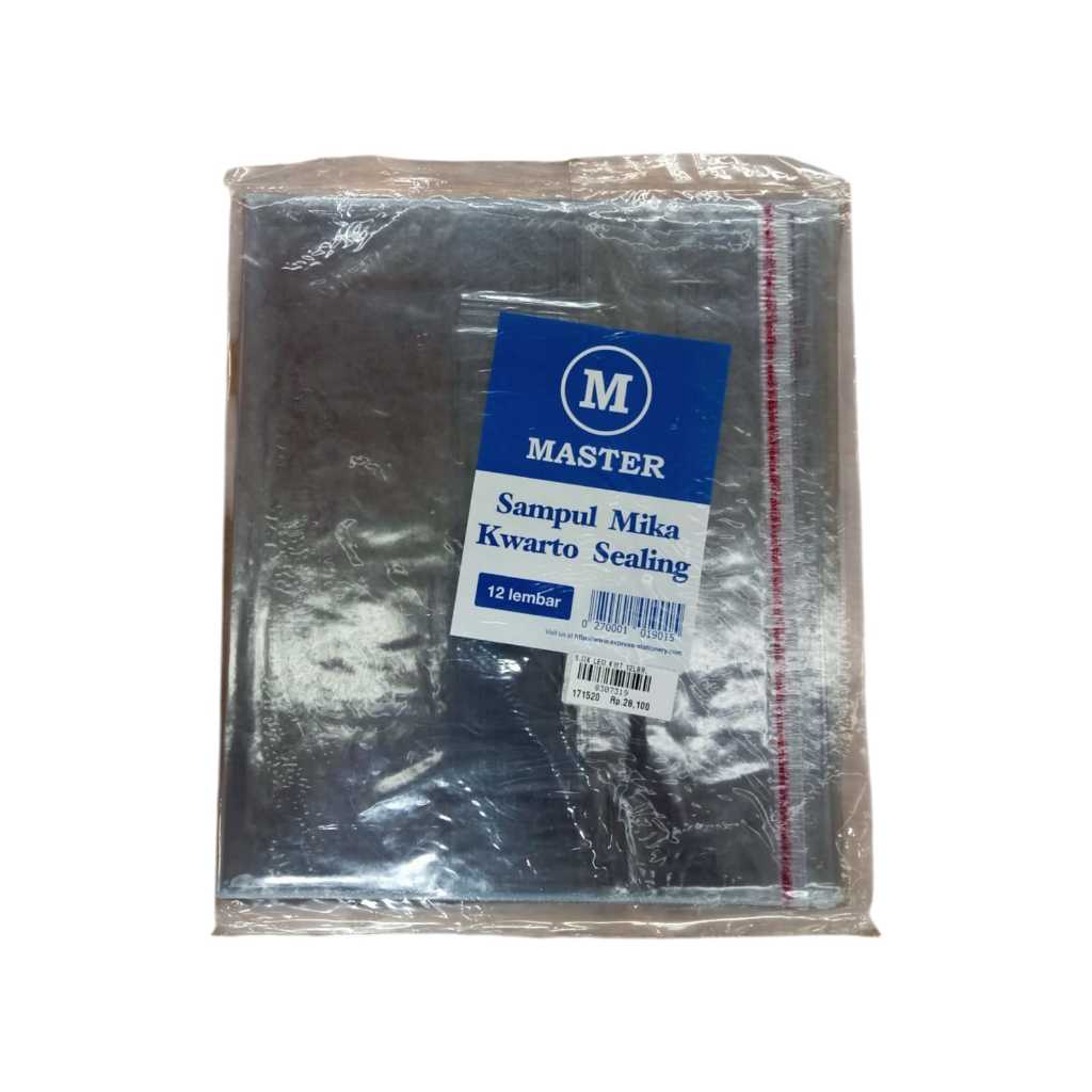 

Gramedia Batam - Sampul Plastik Bening Lem A5/Kwarto Isi 12 Pcs