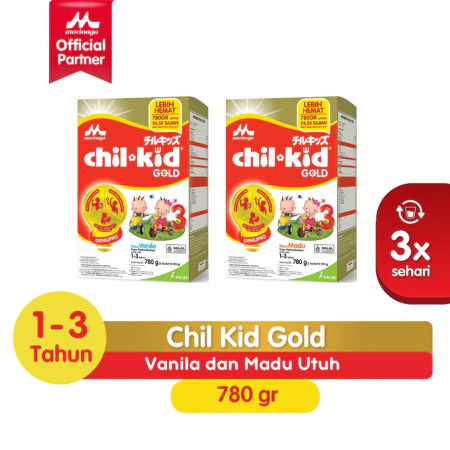 Morinaga Chilkid 3 Vanila/ Madu 800gr/susu bayi 1-3 TAHUN/chil kid vanila madu