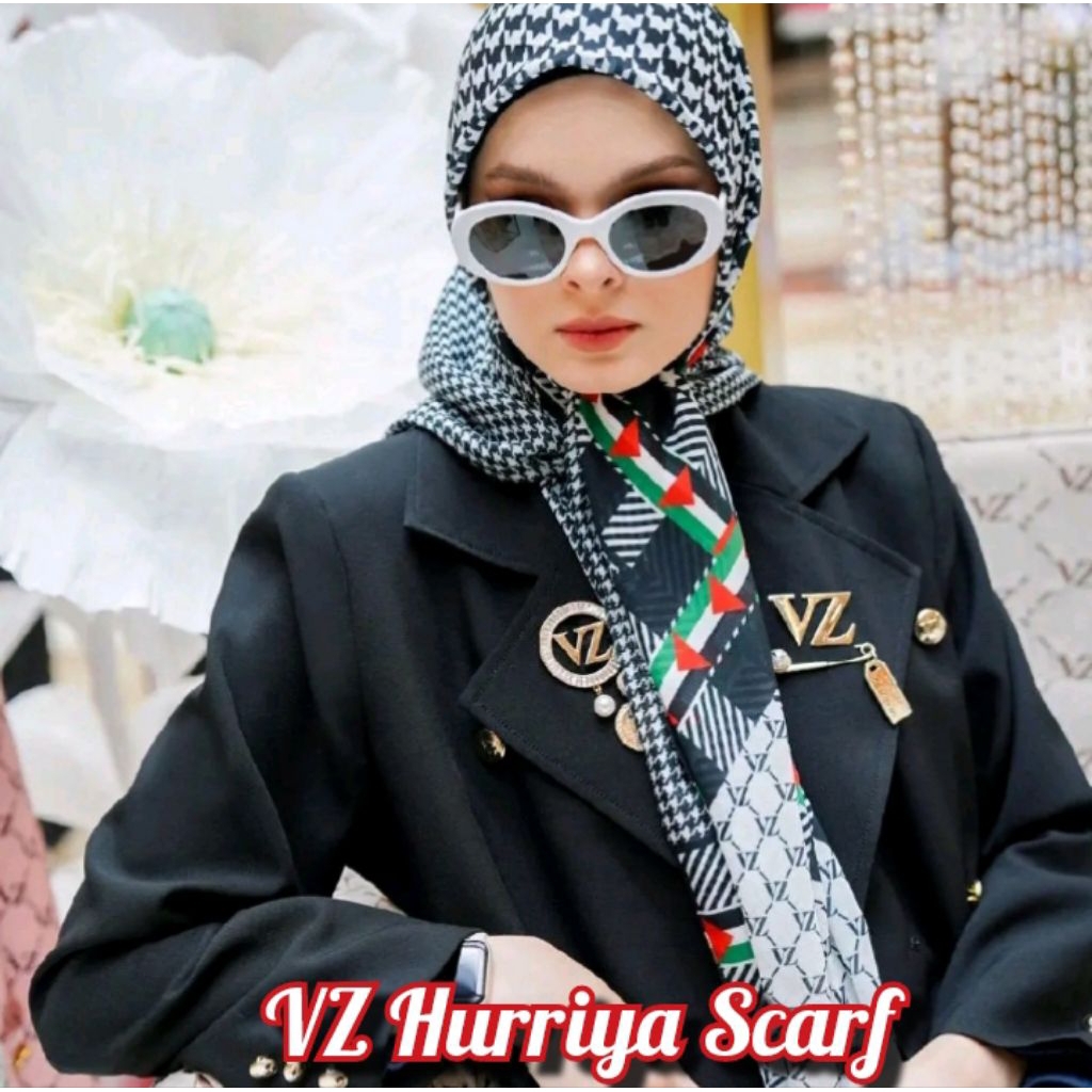 VIVI ZUBEDI HURRIYA SCARF BLACK