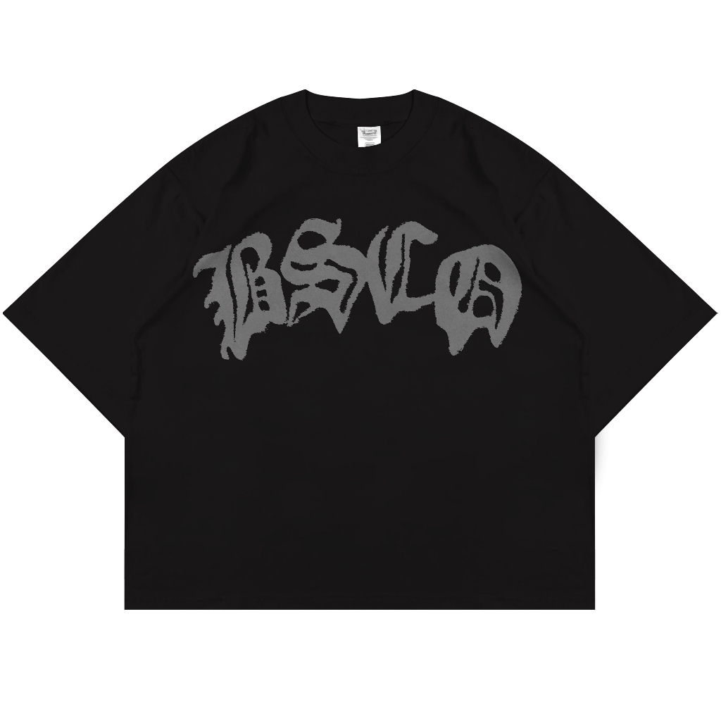 Billionstars Boxy fit Kaos Oversize Tshirt Chromeheart Black Pria dan Wanita