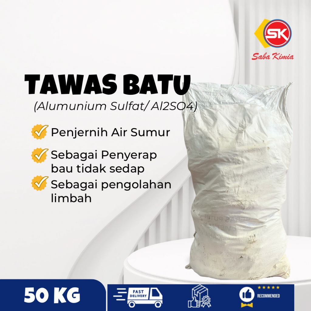 Tawas | Tawas Batu | Penjernih Air Sumur 1 Sak