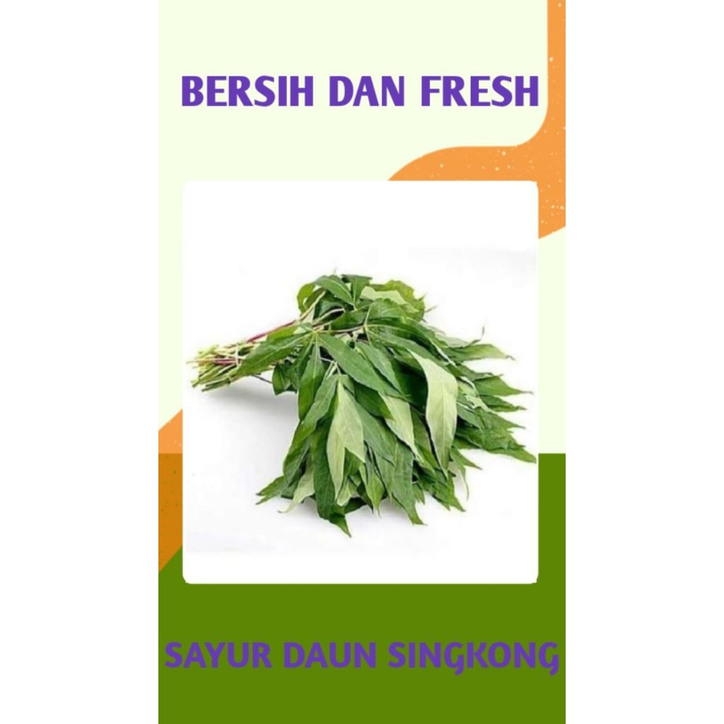 

SAYUR DAUN UBI/SINGKONG SEGAR - PALEMBANG
