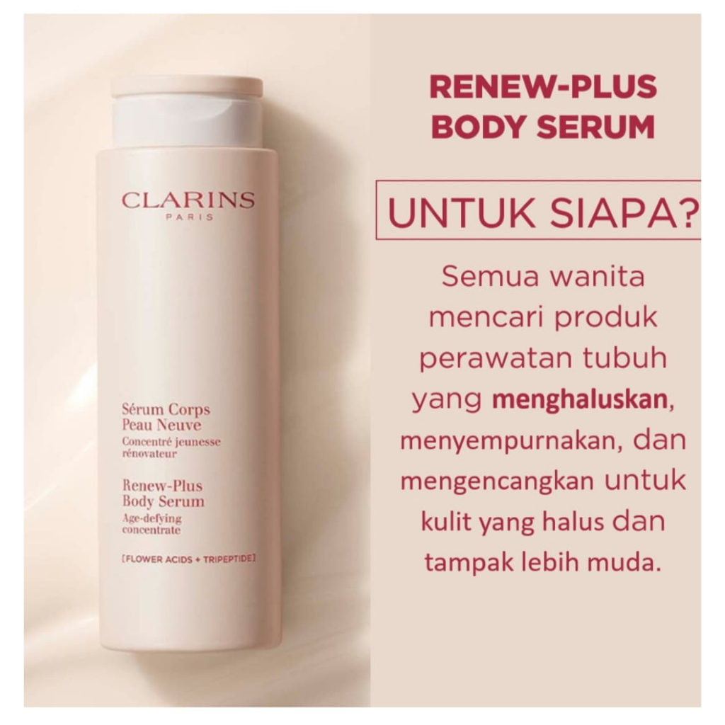 CLARINS Renew Plus Body Serum 200ml / Clarins Body Serum
