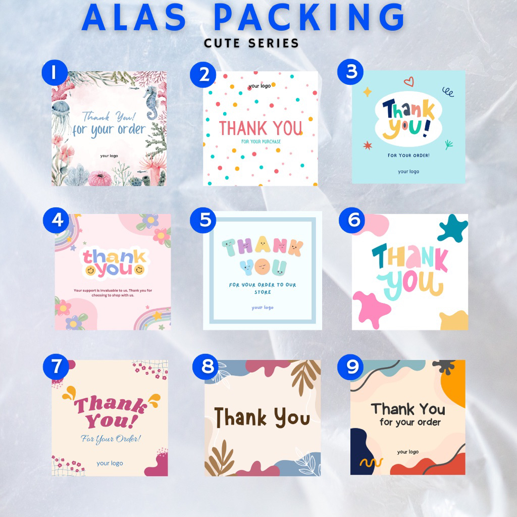 ALAS PACKING CUSTOM | ALAS PACKING THANK YOU | PAPER AKSESORIS | KERTAS PACKING CINCIN GELANG