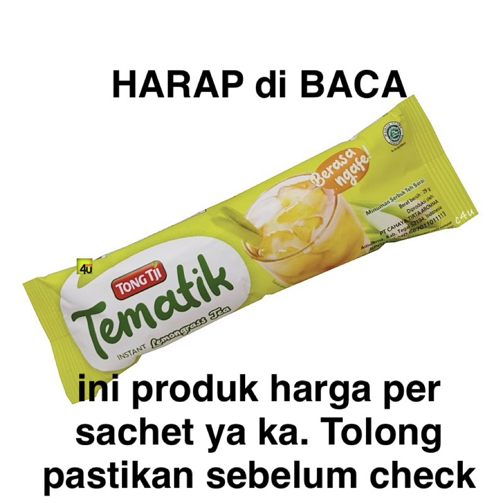 

Tong tji tematik LEMON GRASS tea SACHET 29 gram