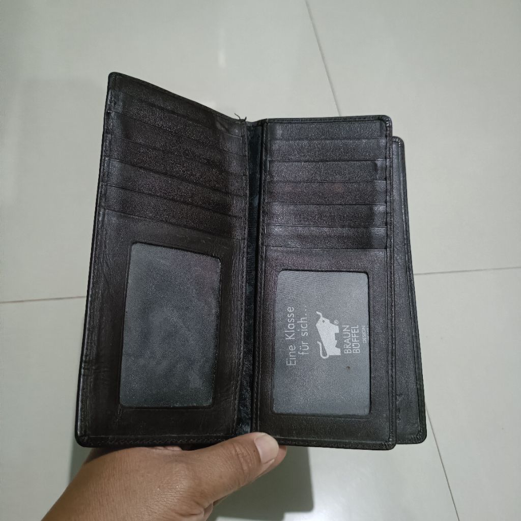 long wallet Braun buffel