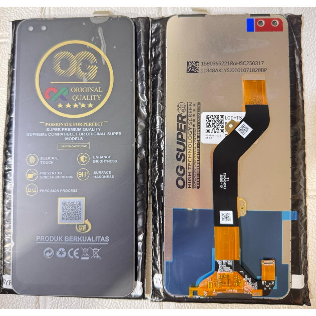 LCD + TS INFINIX NOTE 8 X692 BLACK OG SUPER | LCD KACA LCD INFINIX NOTE 8