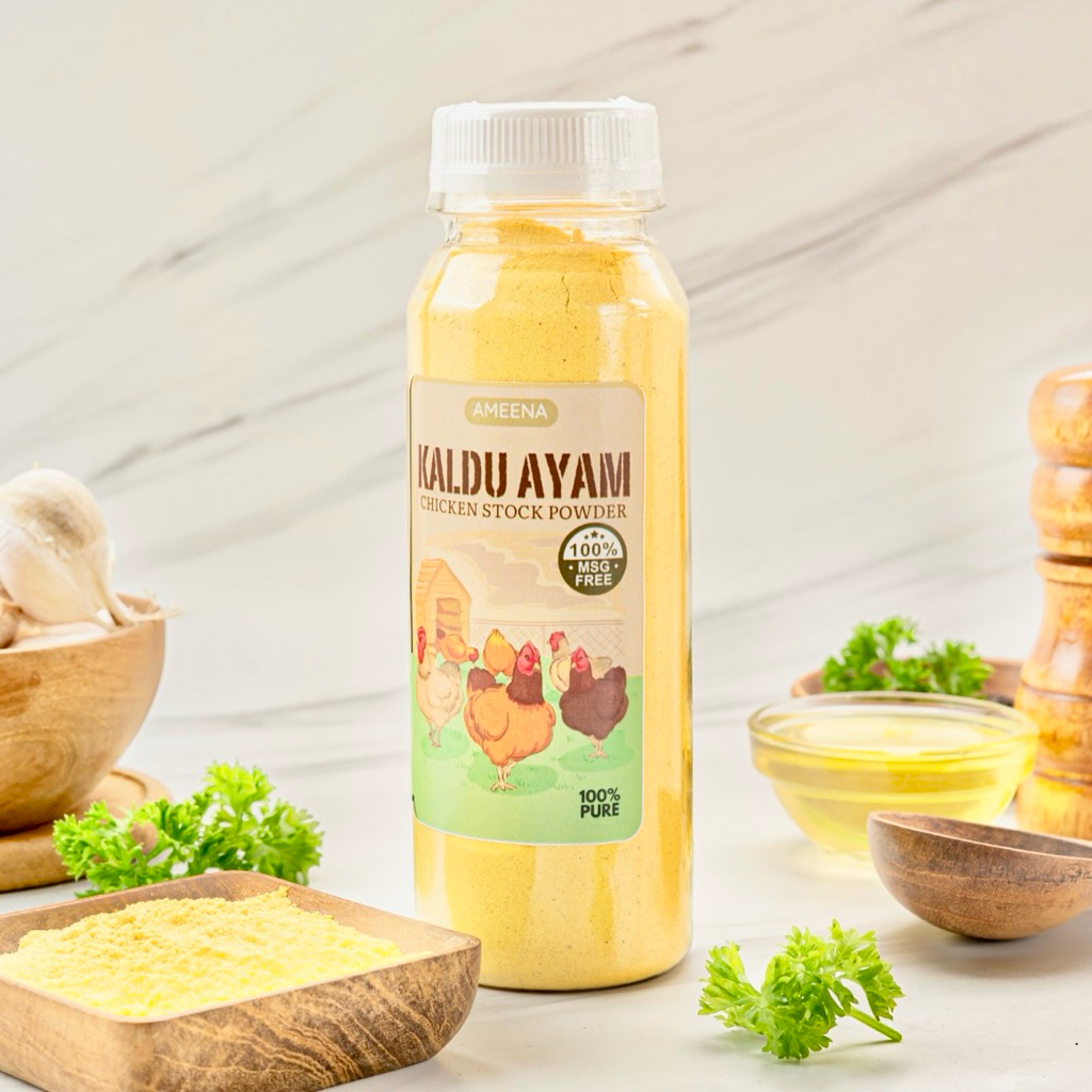 

Kaldu Ayam Non-MSG Asli 170GR | Ameena Premium Quality