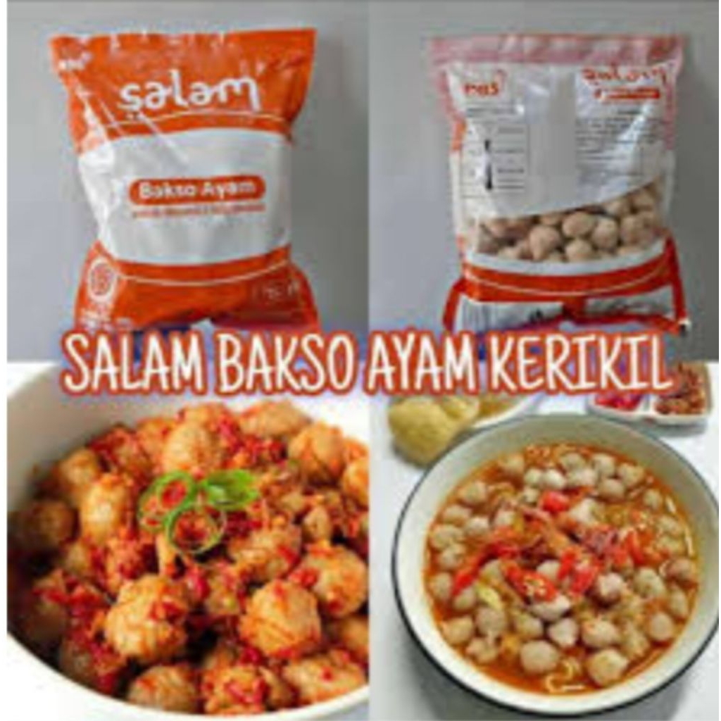 

Bakso ayam Kerikil Salam 500gr / pentol Kerikil
