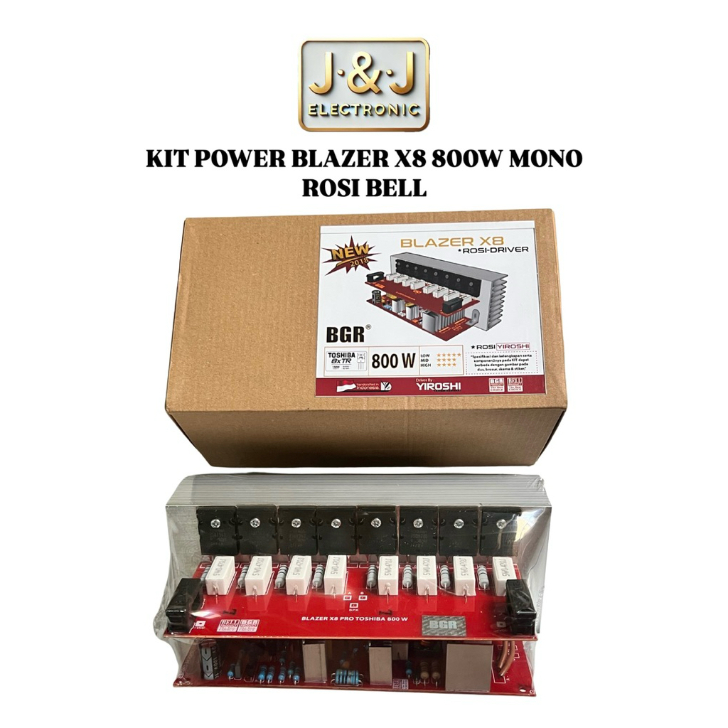 Kit Power Blazer X8 800W Mono Rosi Bell