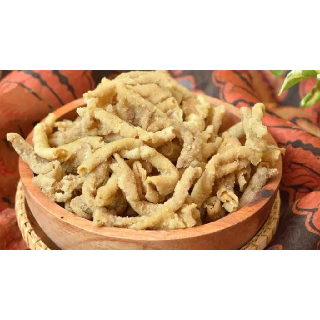 

KERIPIK USUS AYAM CRISPY ORIGINAL PREMIUM RENYAH 250 GRAM / USUS CRISPY ORIGINAL