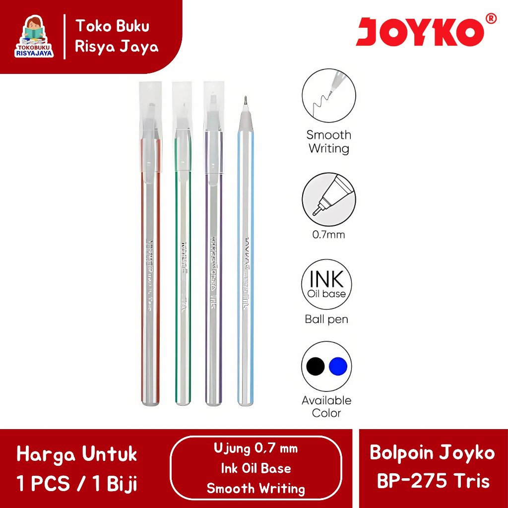 

(1 Biji) Bolpoin / Pena / Bulpen JOYKO BP-275 Tris