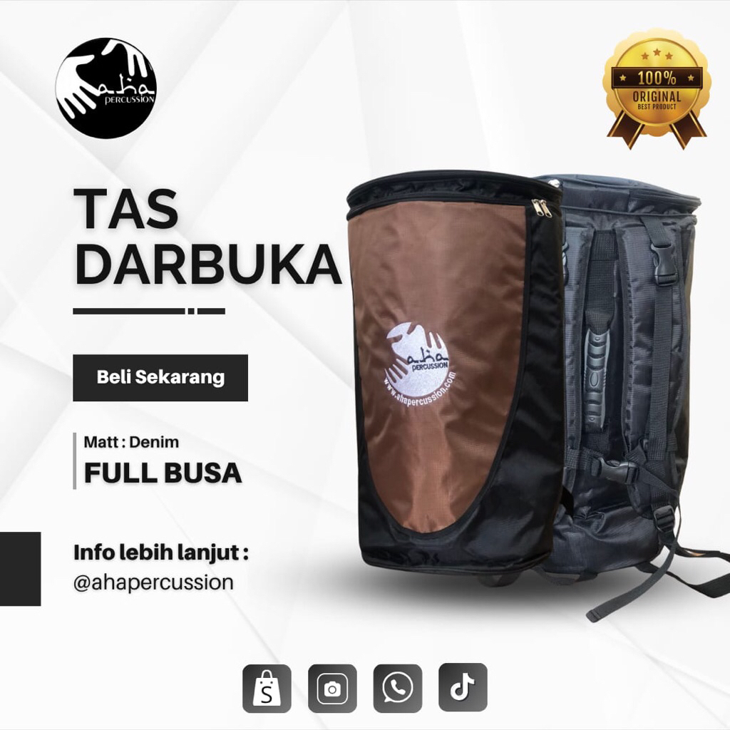 Tas Darbuka Premium Full Busa Original AHA Percussion