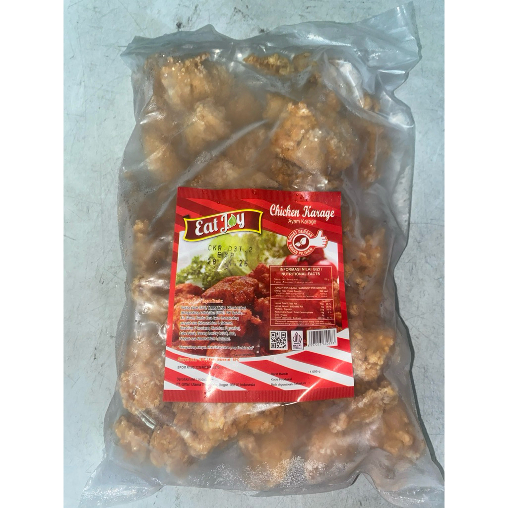 

Karage Eatjoy 1kg Horeca / Family pack Endes dan juicy dagingnya