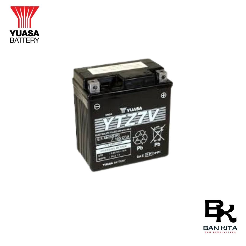 ACCU YUASA YTZ7V//ACCU KERING//ACCU MOTOR NMAX 155, AEROX 155