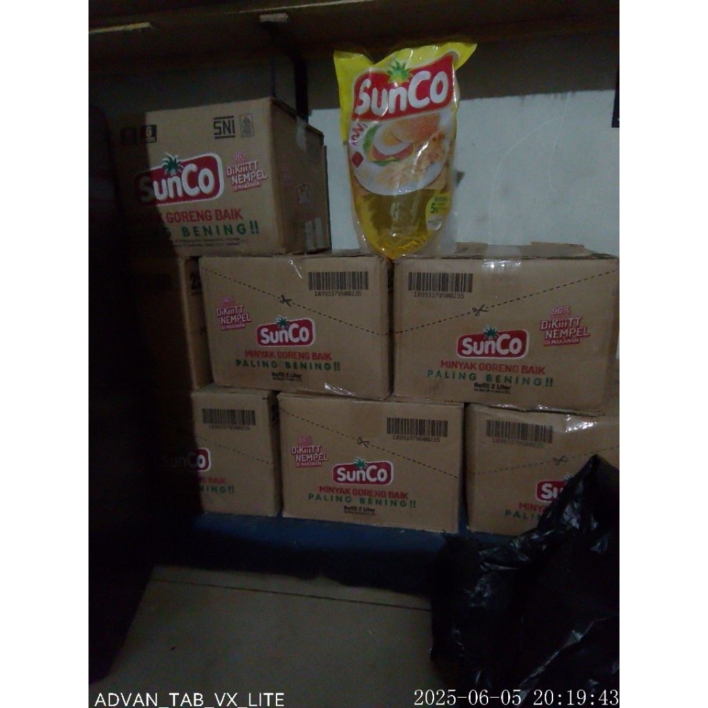 

minyak sunco kemasan 2 liter