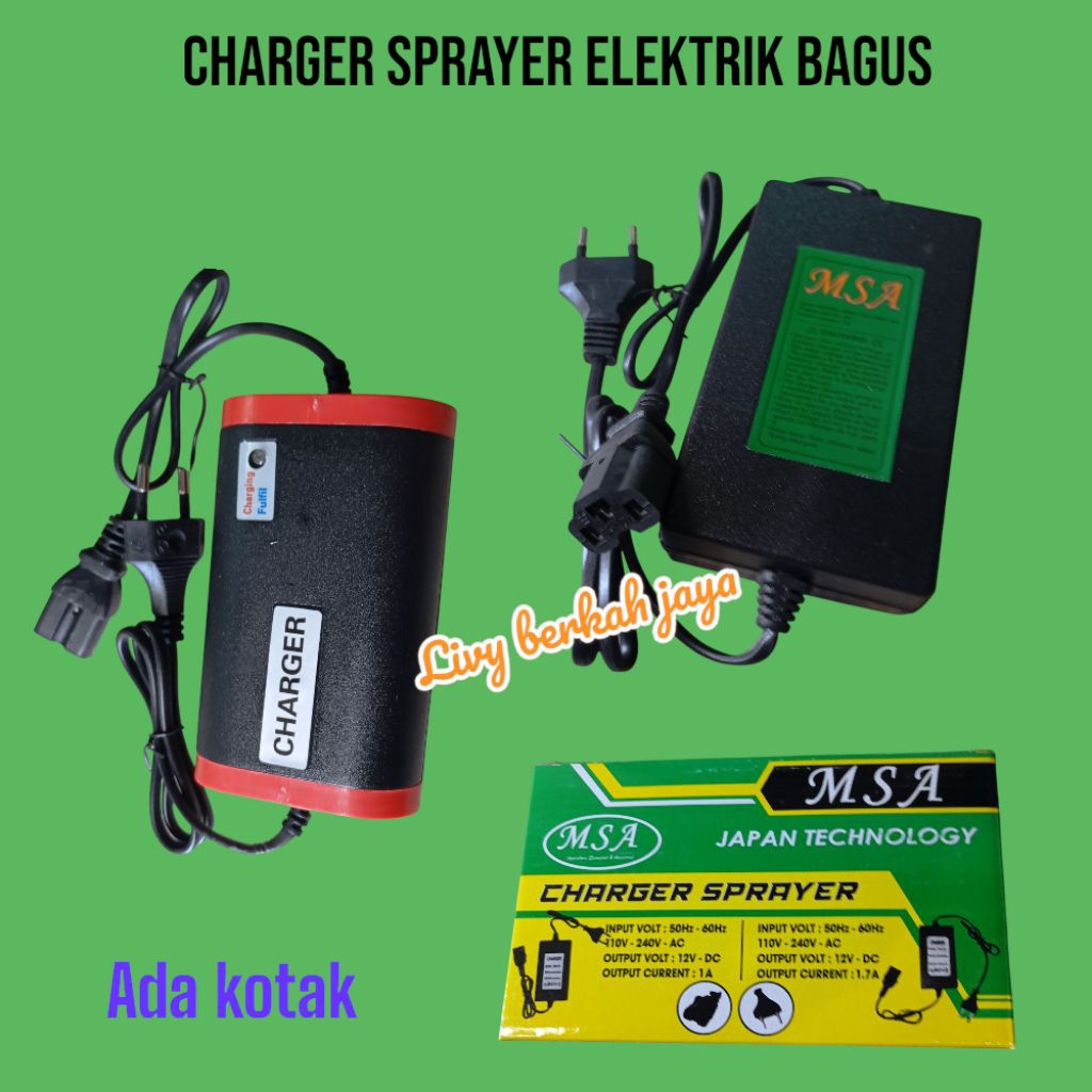 Charger Tangki semprot 1,5a/ carger  tangki semprot elektrik /cas teng elektrik kualitas bagus
