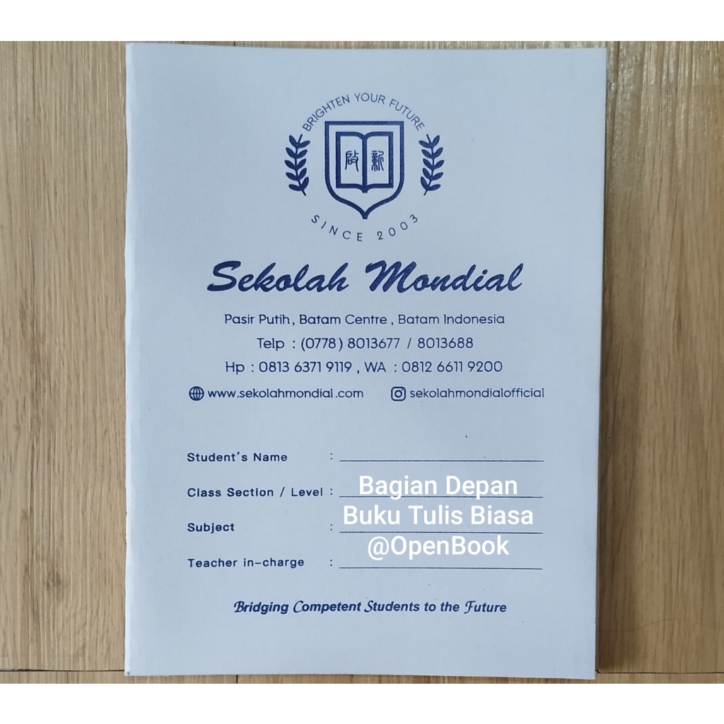 

Buku Tulis Biasa / Notebook Sekolah Mondial Batam 50 Lembar Kualitas Kertas Bagus