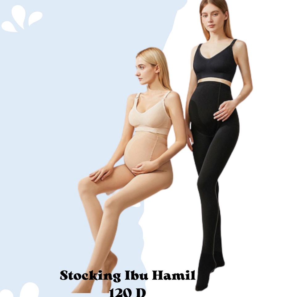 KODE N24U Stocking Celana Untuk Ibu Hamil Stoking Pantyhose Wanita Velvet 12 D
