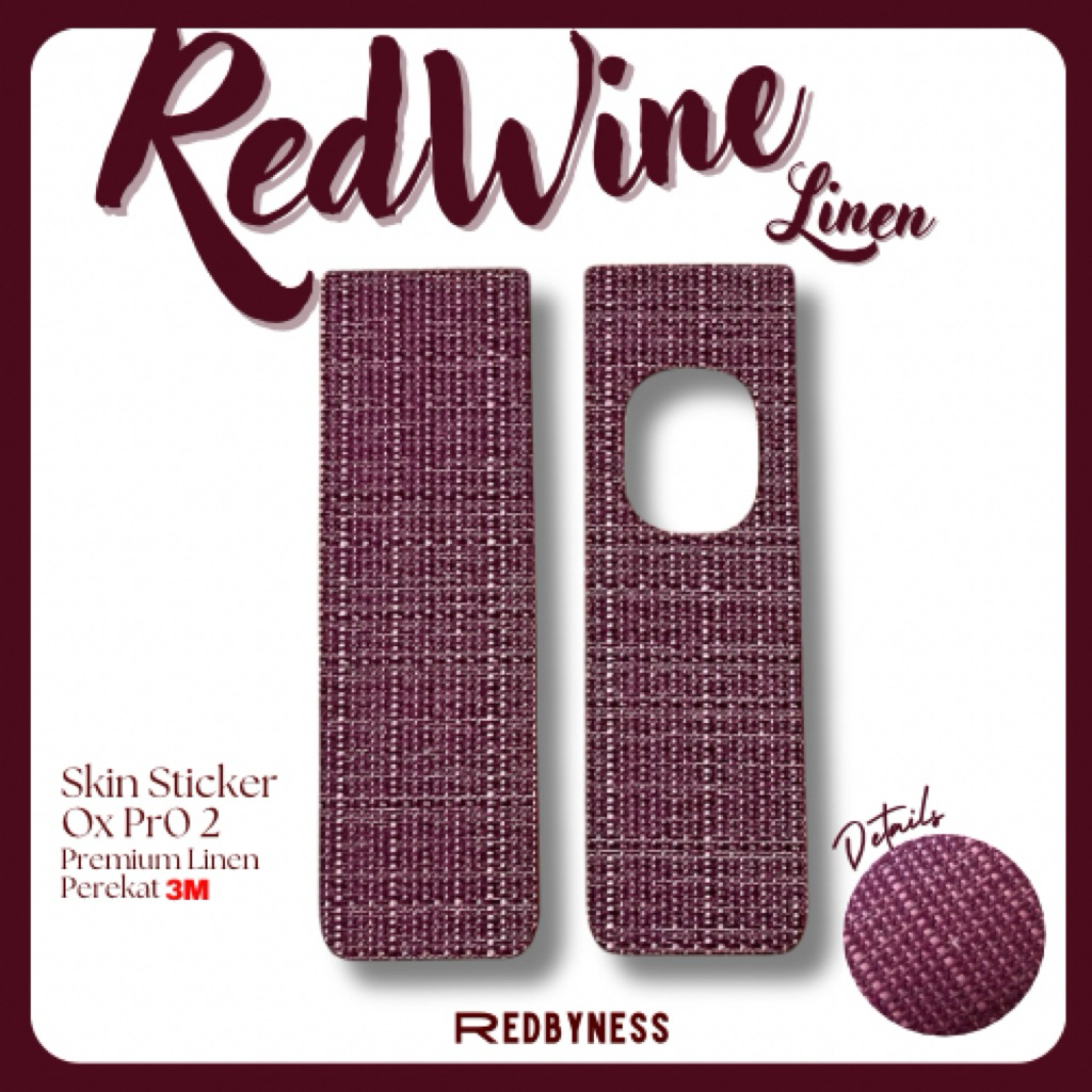 

redbyness|Sticker Skin Linen Series Pro2
