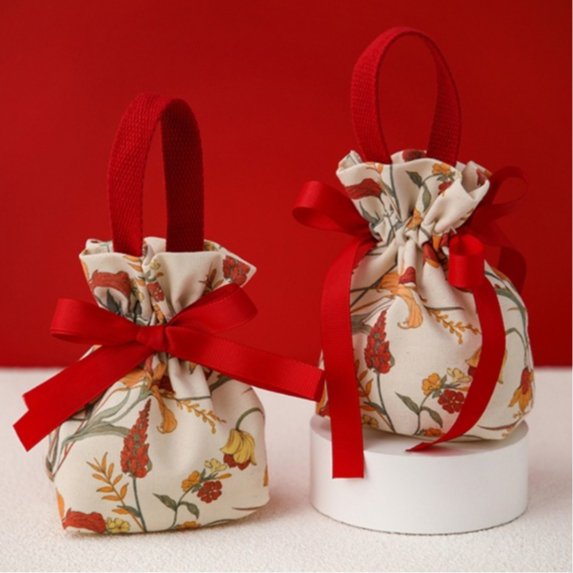 

PREMIUM Kantong Permen Sangjit Wedding Pouch Serut bag gift bag Tas Kado Tas Permen Tas Hadiah