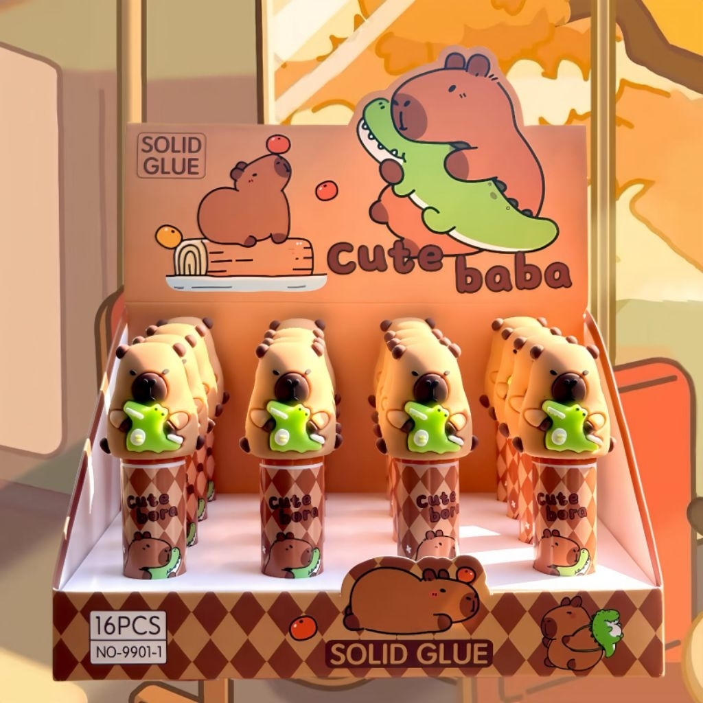 

Lem Solid Glue Cute Baba 1Box 16pcs