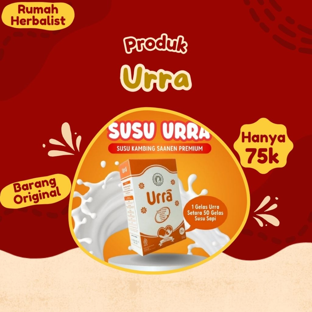 

URRA Susu Kambing Saneen Untuk Penambah Berat Badan & Tinggi Badan Anak