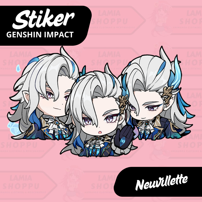 

Sticker Genshin Impact Neuvillette | Stiker Neuvillette Genshin | Sticker Neuvillette GI