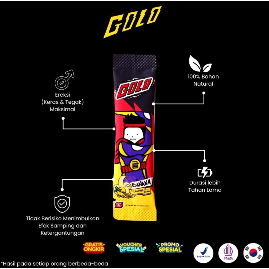 

GOLO Ginseng Botanical Banana - 1 Sachet