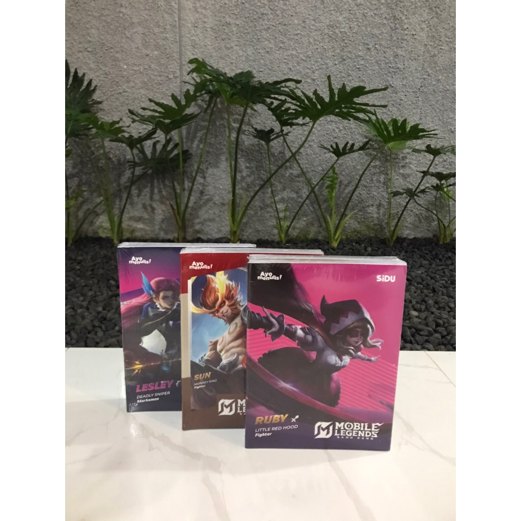 

Buku Tulis Sidu 38 Lembar Edisi Mobile Legend (1 Pack)