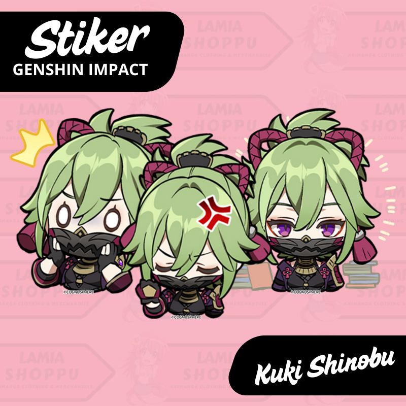 

Sticker Genshin Impact Kuki Shinobu | Stiker Shinobu Genshin | Sticker Shinobu Kuki GI