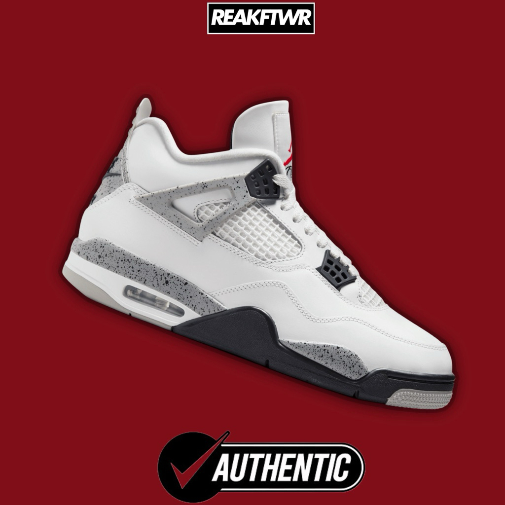 Jordan 4 Retro White Cement GS 100% Authentic