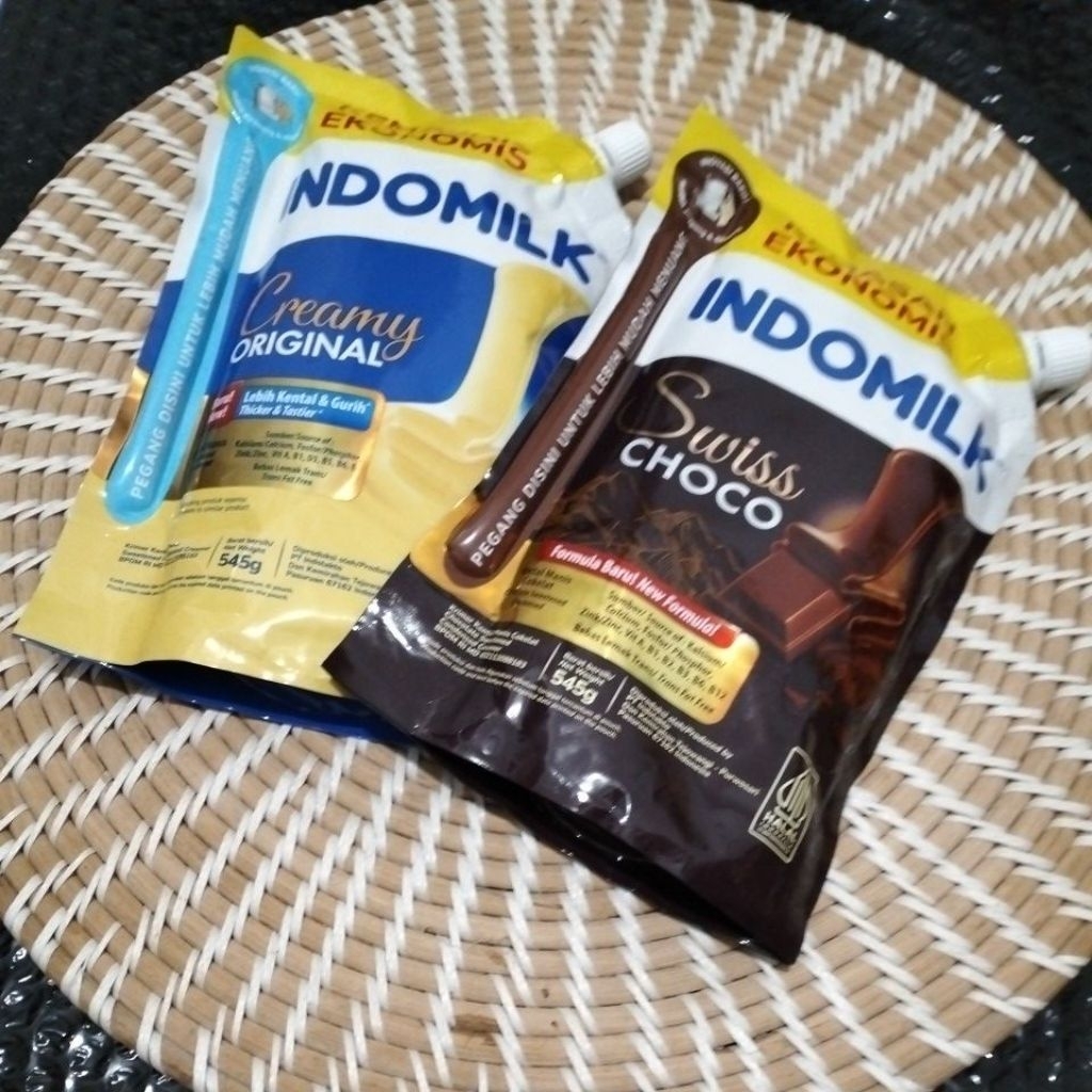 

Indomilk Pouch Susu Kental Manis SKM Putih Cokelat 545gr
