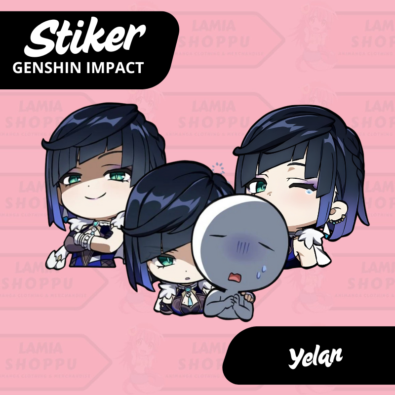 

Sticker Genshin Impact Yelan | Stiker Yelan Genshin | Sticker Yelan GI