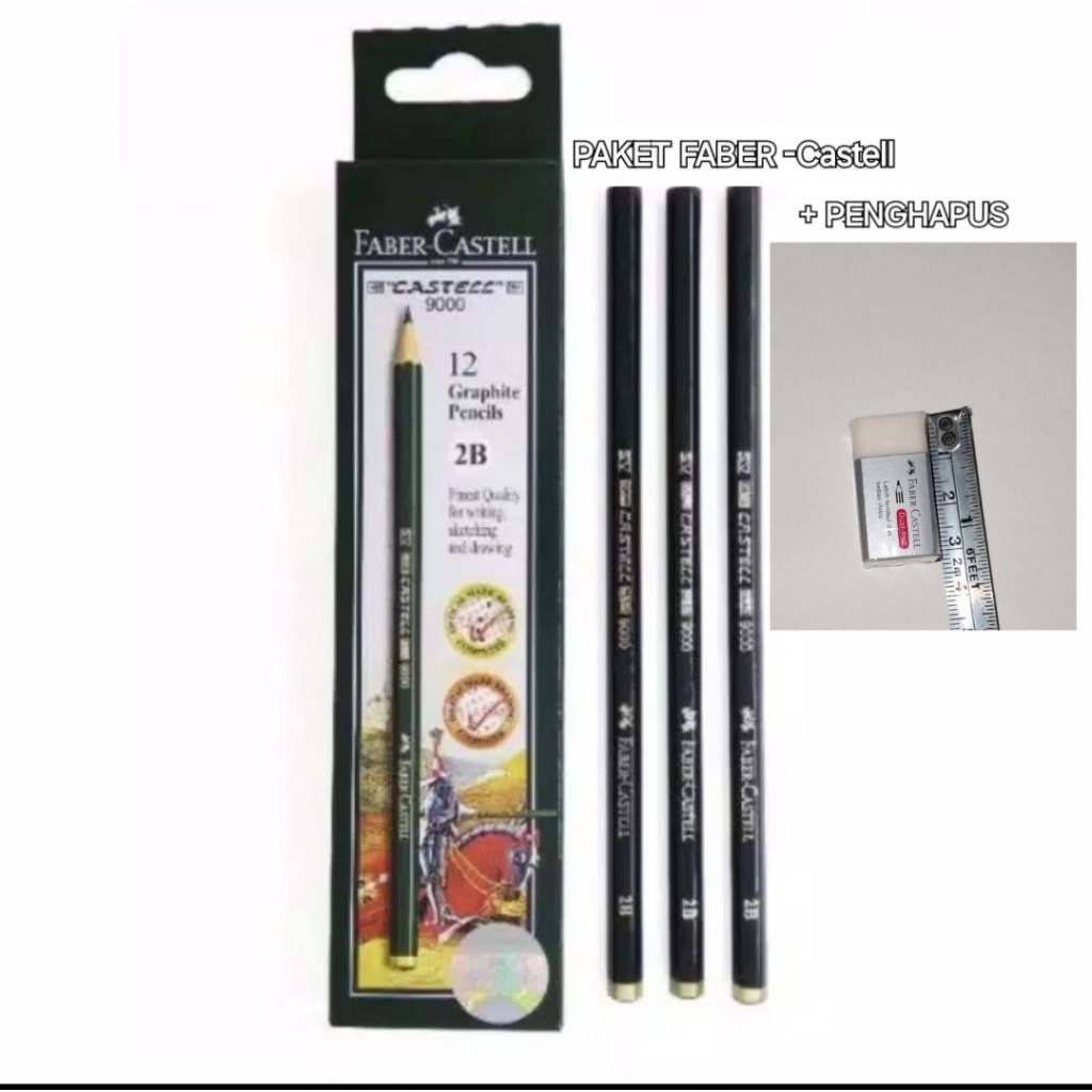 

Faber Castell Paket Alat Tulis Sekolah Pencil,Penghapus