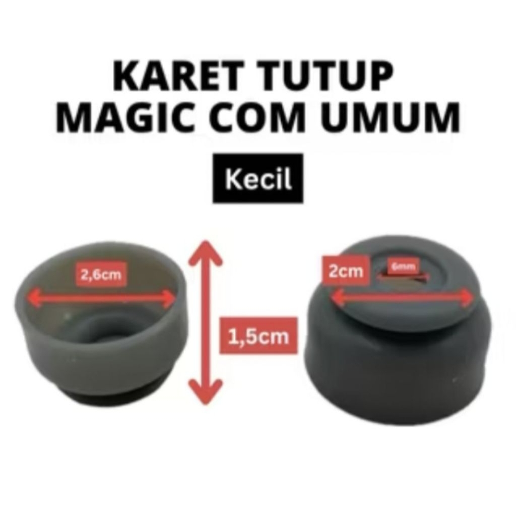 KARET TUTUP UAP TENGAH MAGIC COM KECIL