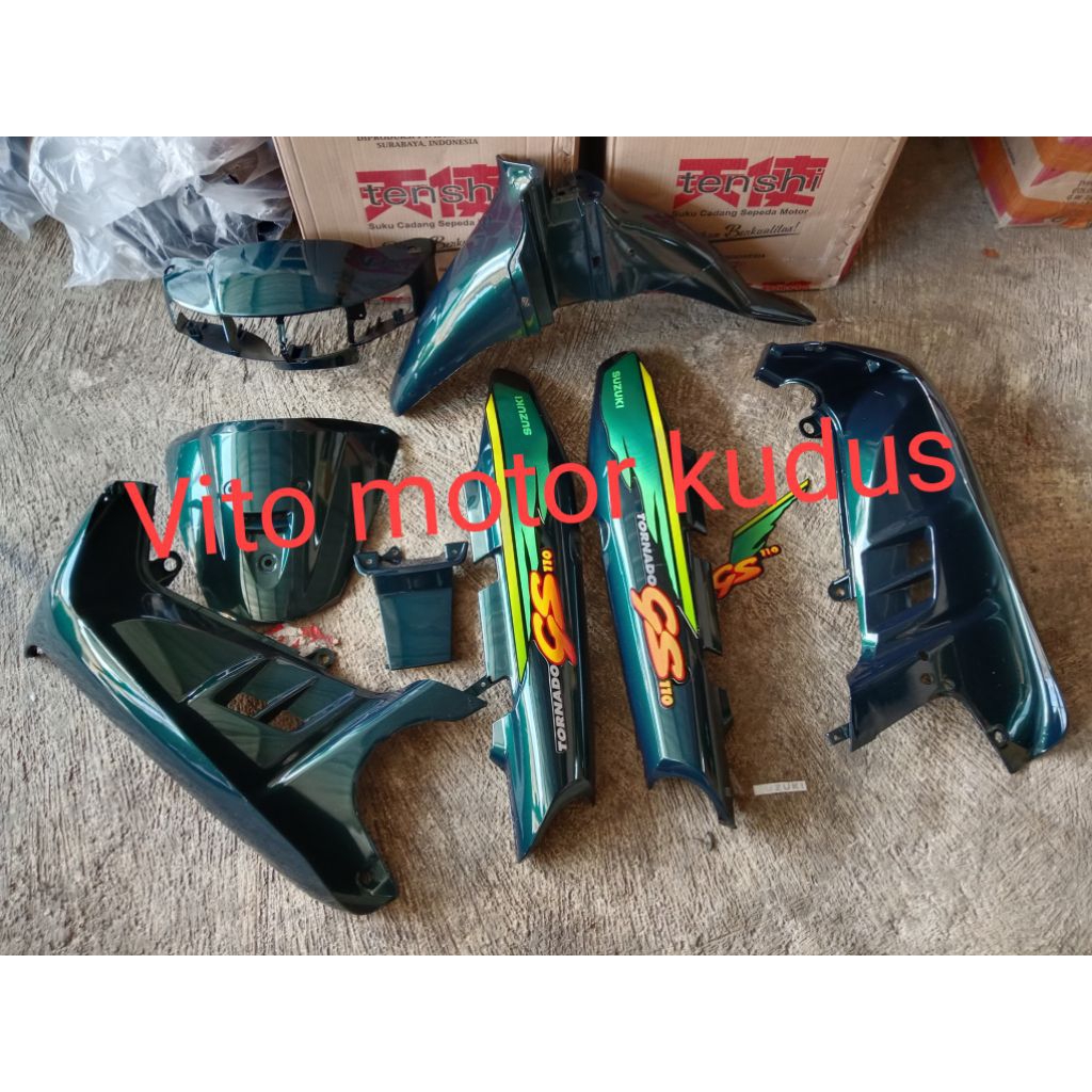 BODI FULSET HALUS TORNADO GS WARNA HIJAU BOTOL