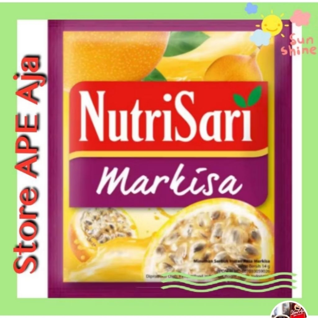 

NUTRISARI RASA MARKISA [ 15gr X 10 Sachet ]