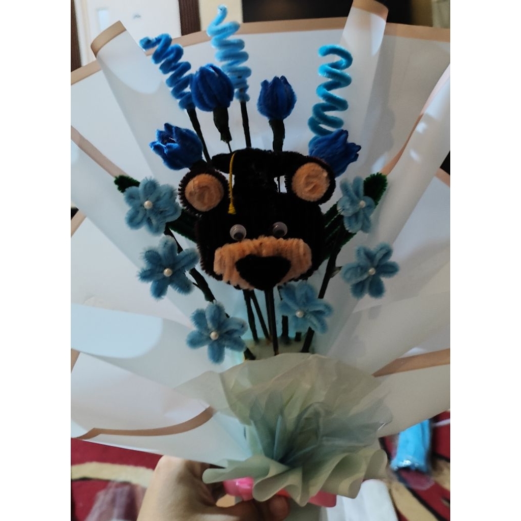 Buket bunga wisuda ultah TK SD SMP SMA