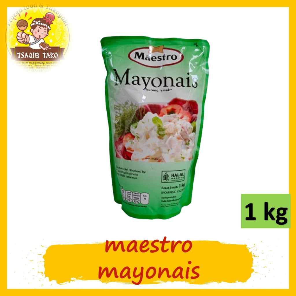 

Maestro Mayonnaise Pouch 1000 gr