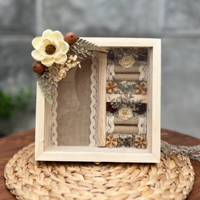 KOTAK PERHIASAN HIAS | KOTAK KAYU UANG MAHAR 3 IN 1 | KOTAK UANG DAN PERGIASAN | KOTAK UANG DAN CINC