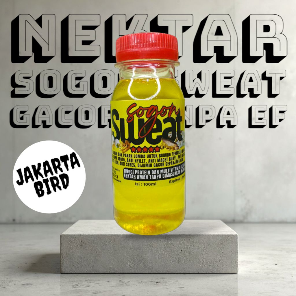 NEKTAR SOGON SWEAT GACOR TANPA EF NEKTAR SOGON KONIN PROTEIN TINGGI